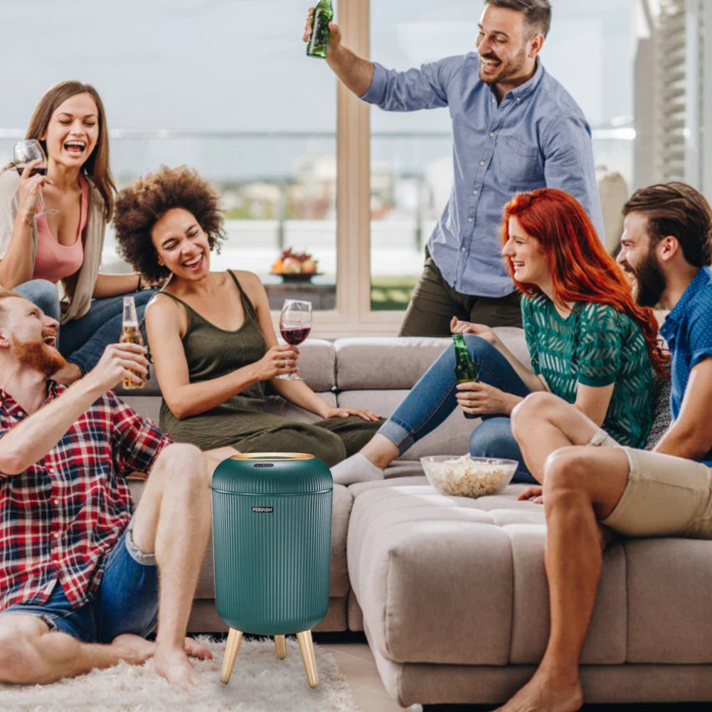 DecorBites™ 10L Luxury Sensor Trash Can for Smart Home - Ideal for Kitchen, Bathroom, Living Room