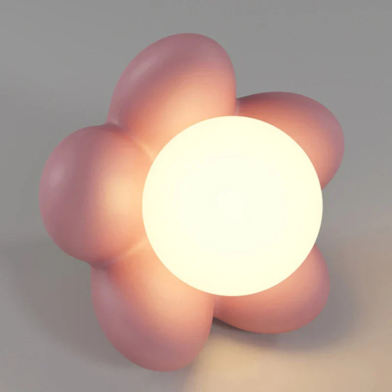 Lámpara de pared DecorBites™ Cream Flower: Iluminación interior de estilo nórdico para sala de estar y dormitorio
