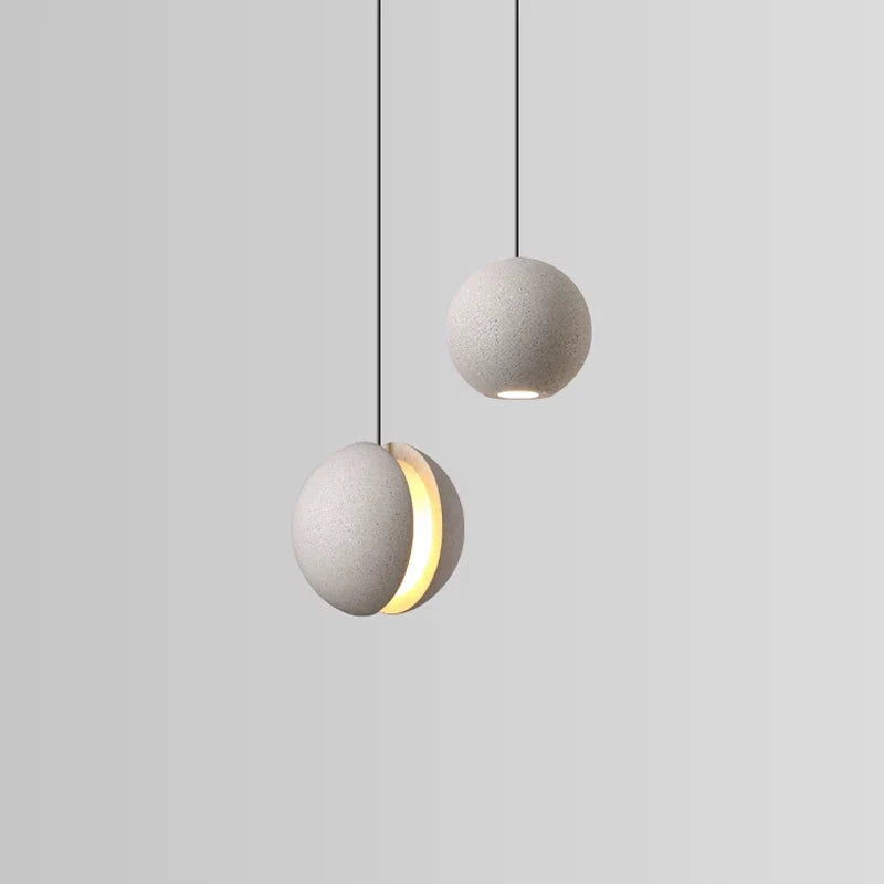 DecorBites™ Cement Planet Chandelier Hanging Lamp for Dining Room & Bedroom