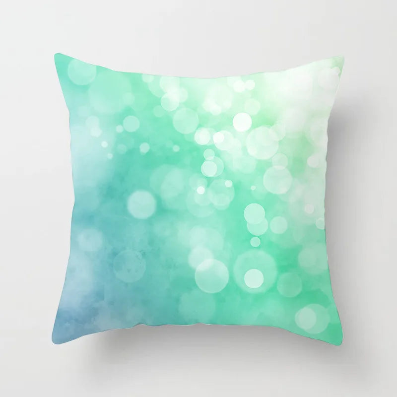 Geometric Leaf Feather Cushions