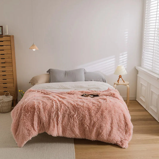 Manta de piel sintética acogedora DecorBites™ para todas las estaciones