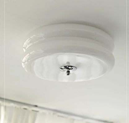 Lámpara de techo DecorBites™ de cristal medieval color crema para sala de estar, comedor, dormitorio y estudio