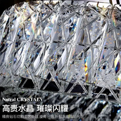 DecorBites™ Crystal Ceiling Light: Modern Luxury for Living Room, Bedroom, Kitchen & Dining Room