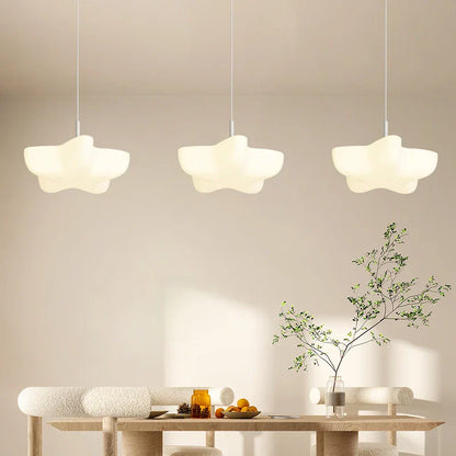 DecorBites™ Cloud White Floating Pendant Chandelier for Dining Room, Kitchen Island, Indoor Lighting