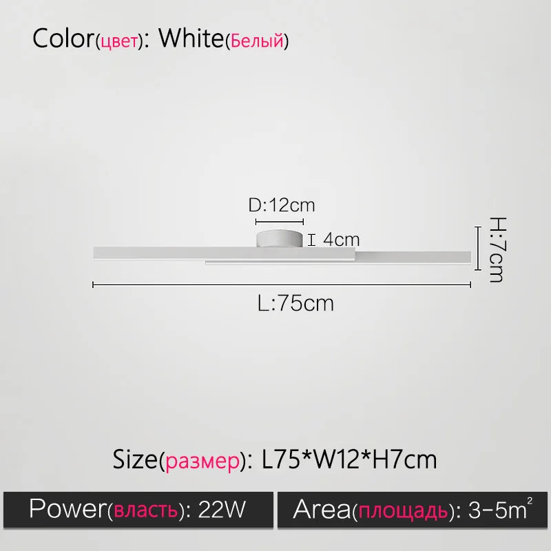 ديكوربايتس™ 2023 مصباح سقف نورديك حديث لغرفة المعيشة، غرفة النوم، الممر، والشرفة