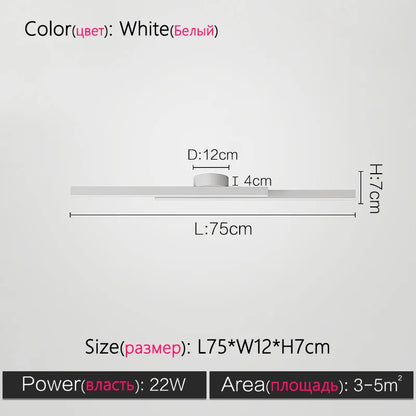 ديكوربايتس™ 2023 مصباح سقف نورديك حديث لغرفة المعيشة، غرفة النوم، الممر، والشرفة