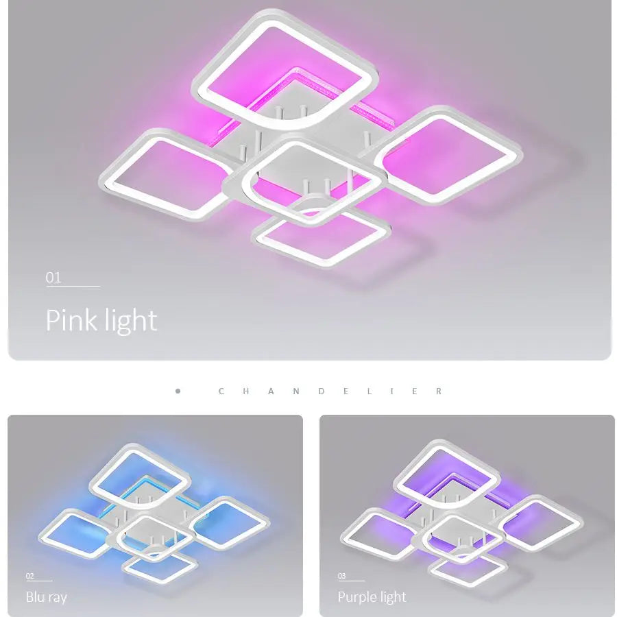 Decorbites™ Lámpara de techo LED con luz regulable para la decoración del hogar