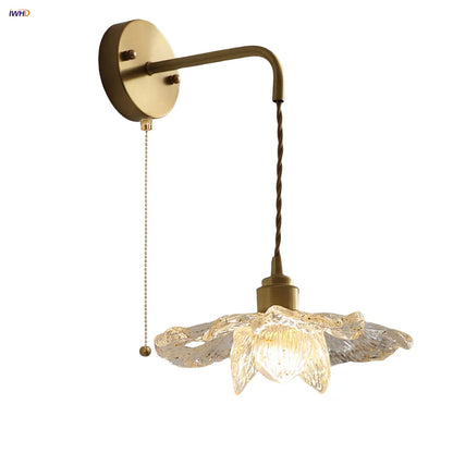 Aplique de pared LED ajustable DecorBites™ color cobre con interruptor de cadena