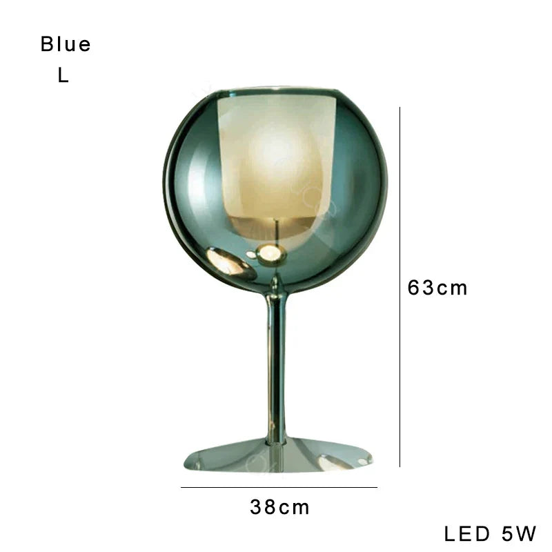 Lámpara de mesa decorativa de cristal cromado oro Decorbites™ para sala de estar de lujo, villa, tienda, café