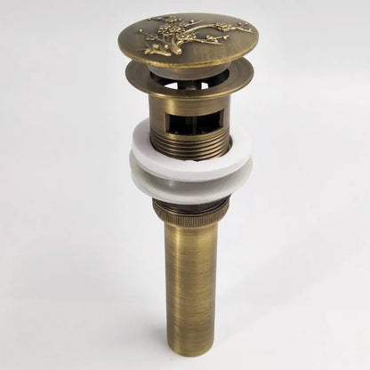 مصفاة حوض من النحاس العتيق من DecorBites™ - ملحق حمام