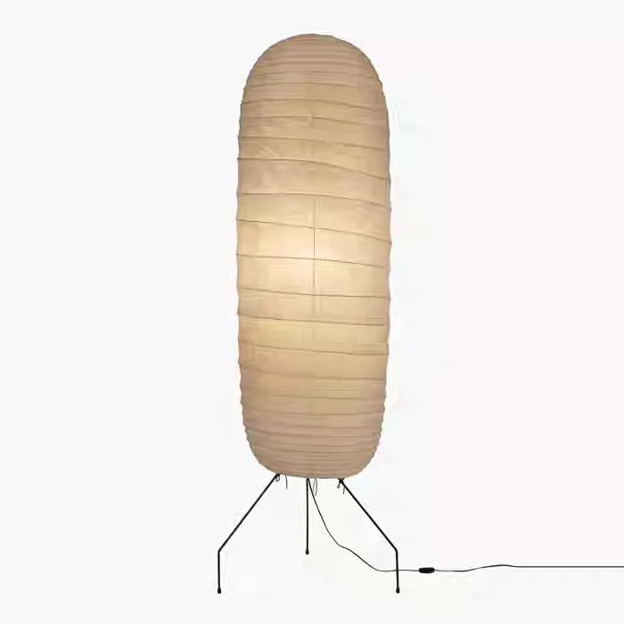 ديكور بايتس™ مصباح أرضي أكاري نوغوتشي LED E27 من ورق الأرز، ديكور فني قائم لغرفة المعيشة
