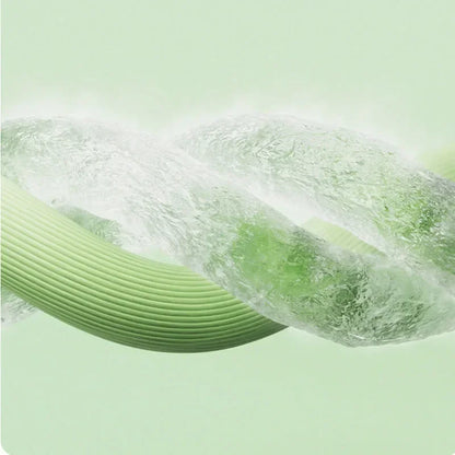 DecorBites™ Cool Fabric Latex Bed Skirt Set: Solid Color Summer Mat with Elastic Band