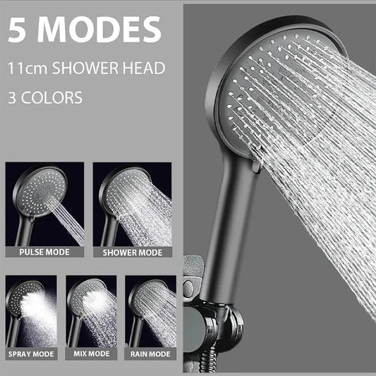 DecorBites™ 5-Mode Adjustable High Pressure Shower Head for Luxurious Bathroom Experience.