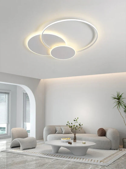 DecorBites™ Circles LED Ceiling Lights Modern Minimalism Dimmable Bedroom Lamp Fixtures