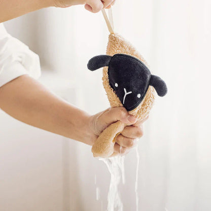 DecorBites™ Cartoon Sloth Hand Towels: Soft, Absorbent, Quick Drying & Hanging Design for Kids