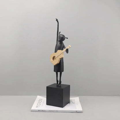 DecorBites™ Guitarist Resin Figure Sculptures Home Decoration Figurines