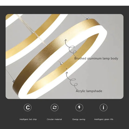 DecorBites™ LED Pendant Lights: Modern Fashion for Living Room, Dining Room, Kitchen & Foyer