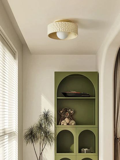 Lámpara de techo DecorBites™ French Minimalist Cream para espacios elegantes