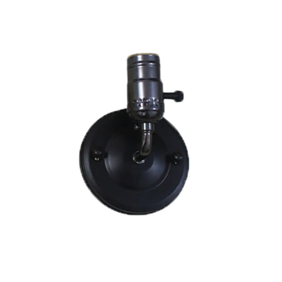 Lámpara de pared de cuello de ganso Black Bronze™ con interruptor - Diseño industrial vintage de granja