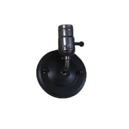 Lámpara de pared de cuello de ganso Black Bronze™ con interruptor - Diseño industrial vintage de granja