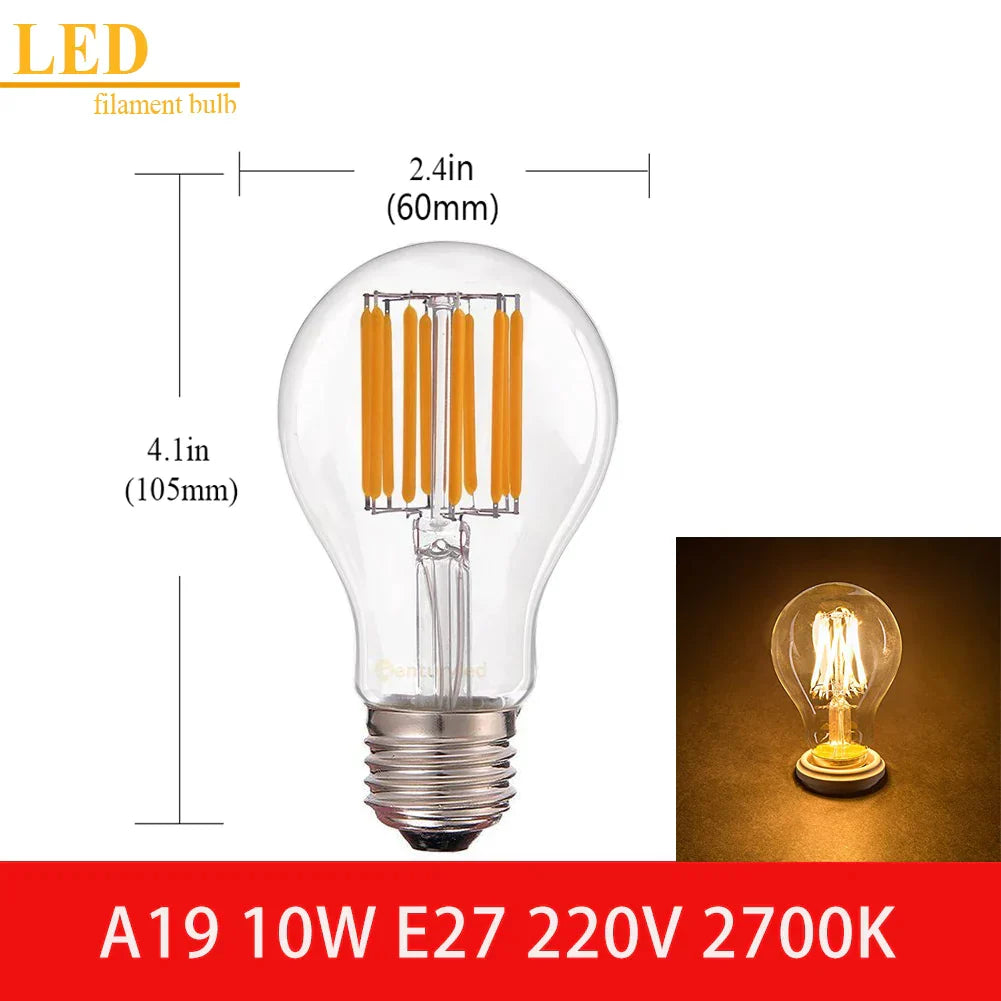 Clear Glass Vintage Bulb