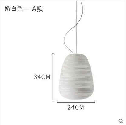 DecorBites™ Glass Whorl Pendant Lights for Kitchen and Living Room Decor