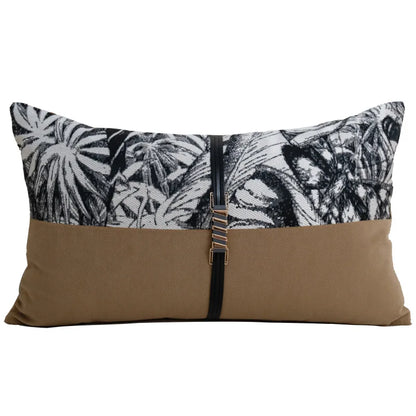 DecorBites™ Black & White Light Luxury Designer Pillow Cover - Living Room & Hotel Sofa Décor