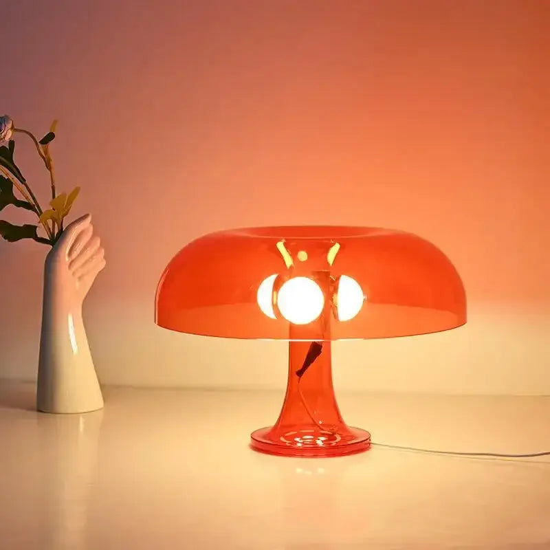 DecorBites™ New Led Mushroom Table Lamp for Hotel Bedroom Bedside Living Room Decoration Lighting Modern Minimalist