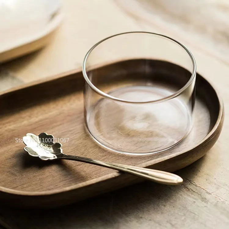 Cuenco de cristal DecorBites™ para postres de té de la tarde para una persona