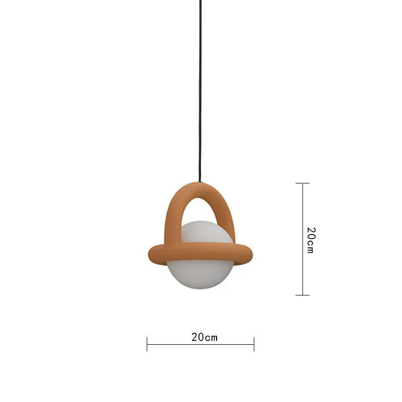 DecorBites™ LED Pendant Lights Acrylic Ball Metal Wire 150cm Dining Room Kitchen Bedroom