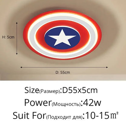 ديكوربايتس™ - مصباح سقف LED للأطفال برسومات كرتونية | مصابيح ديكور غرف نوم الأولاد والبنات