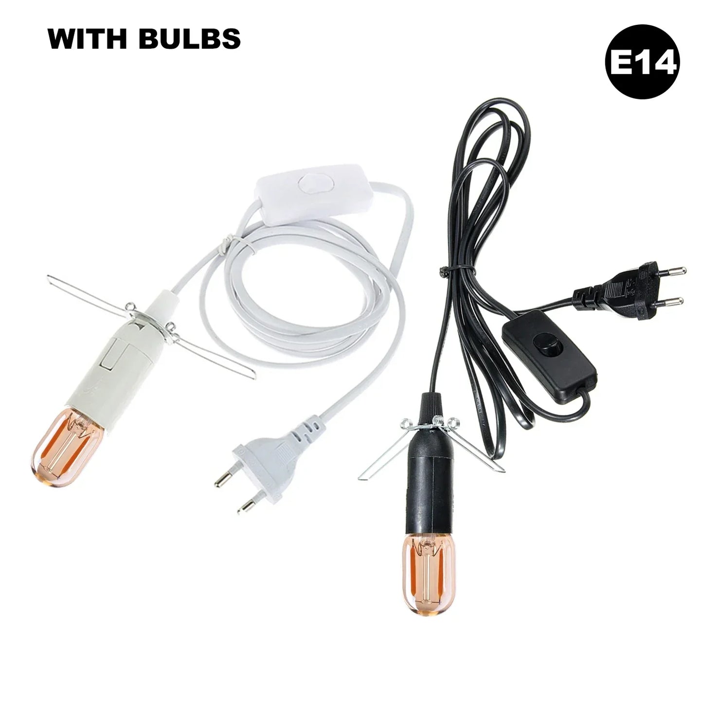 DecorBites™ Decorative Lamp Cord with Dimmer Switch and E14 E27 Socket