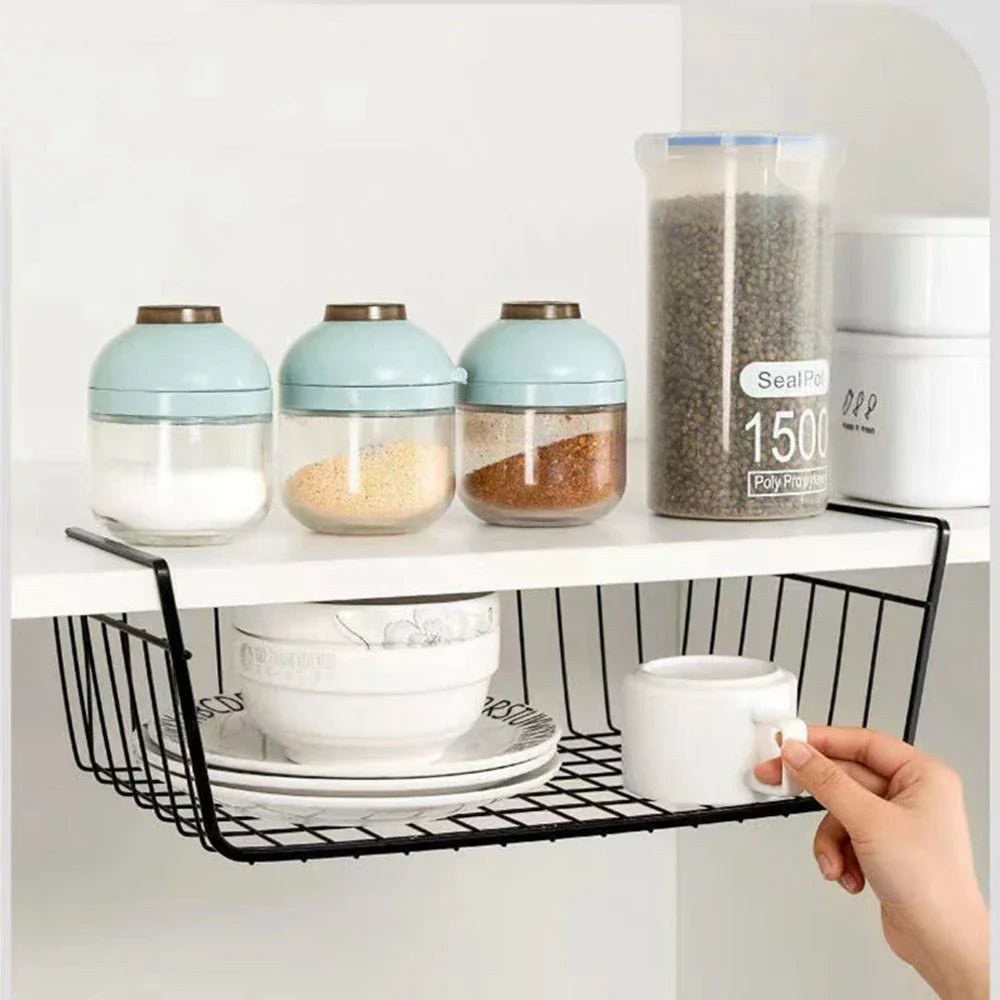 Metal Mesh Storage Shelf