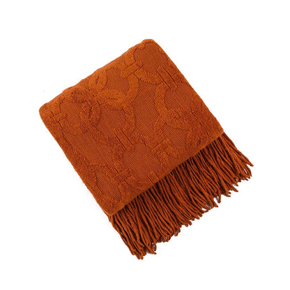 Decorbites™ Strickdecke Sofabezug – Gemütliche einfarbiges Plaid für Zuhause, Büro und Reisen