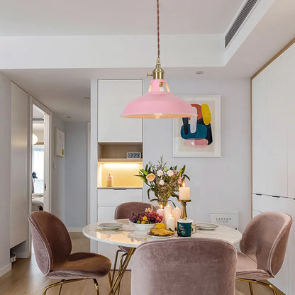 مصباح معلق LED من DecorBites™ باللون الأزرق من الحديد، طراز حديث إسكندنافي للمنازل والمساحات التجارية