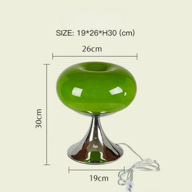 DecorBites™ Glass Desk Lamp Home Office Modern Table Light