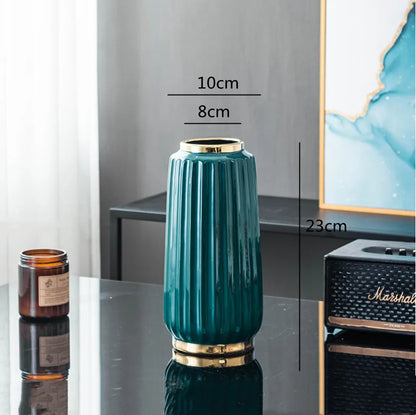 DecorBites™ Apple Hollow Golden Ceramic Art Crafts Candy Jar Storage Home Decor