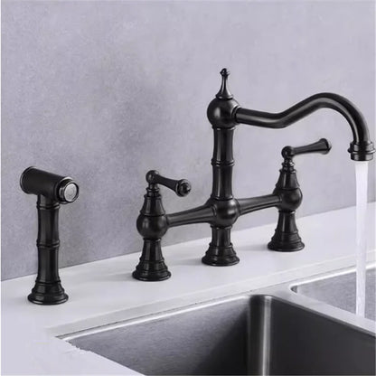 DecorBites™ Gold Kitchen Faucet with Hand Shower and Pot Filler Tap