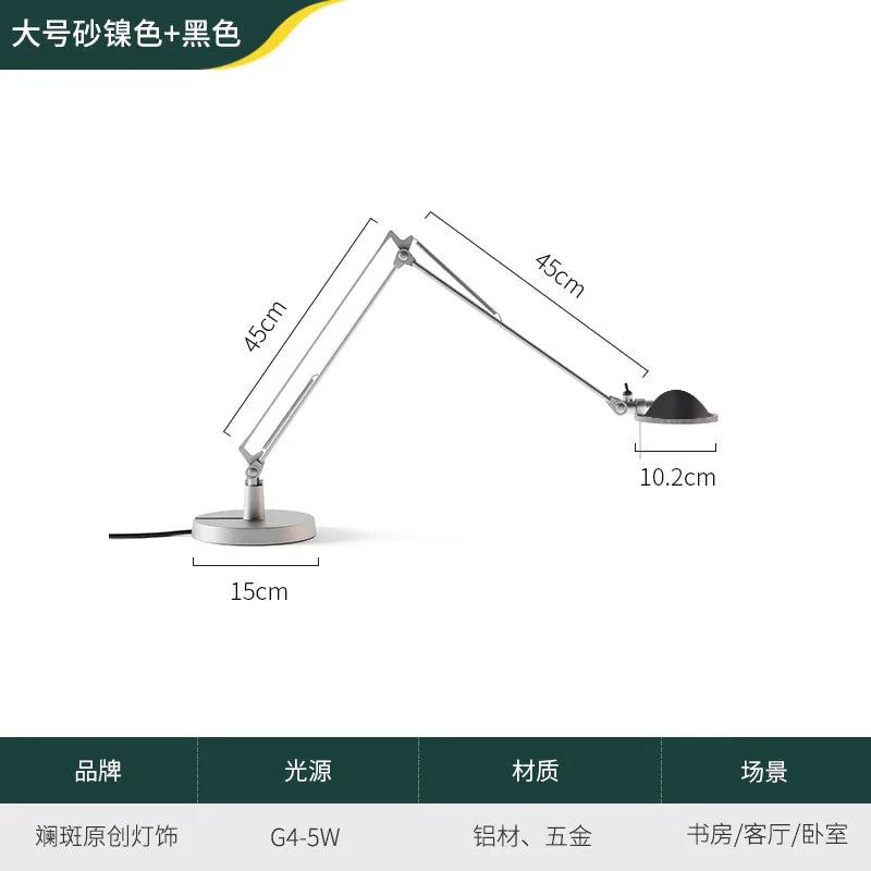 مصباح مكتب LED قابل للتعديل من DecorBites™ للمنزل، الاستوديو، الدراسة، غرفة النوم، المقهى