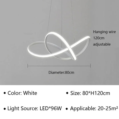 DecorBites™ LED Pendant Light Modern Luster for Living Dining Hall Bedroom Hotel Decor