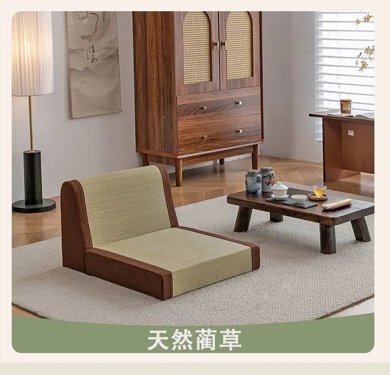 Decorbites™ Japanische Tatami-Stühle im Stil, Raumstühle, beinlose Stühle, Buchtfensterstühle, Stühle mit Rückenlehne
