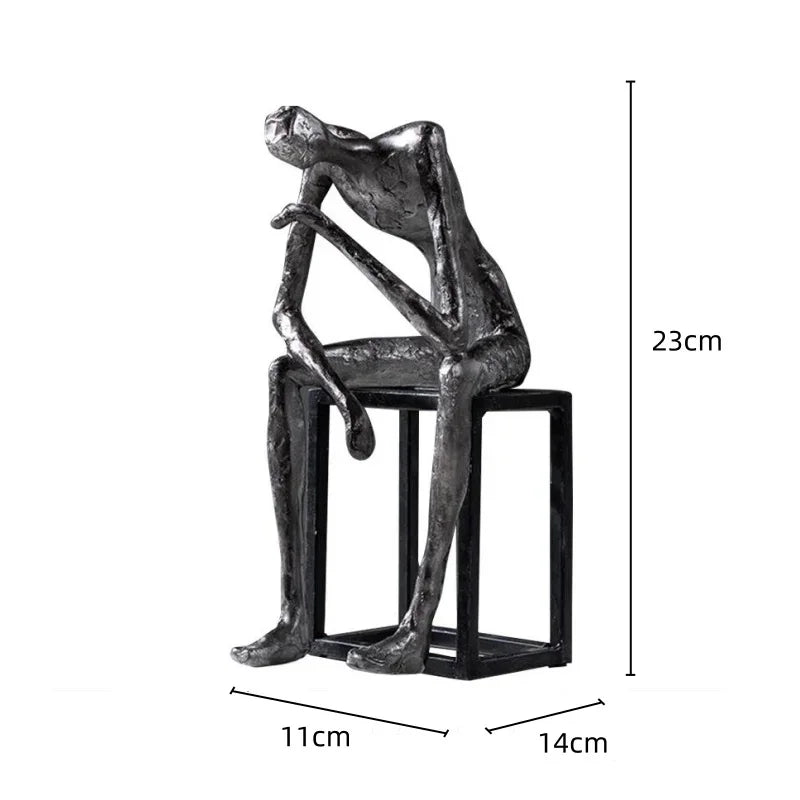 منحوتات DecorBites™ للمفكرين التجريديين: تماثيل زخرفية لأثاث المنزل