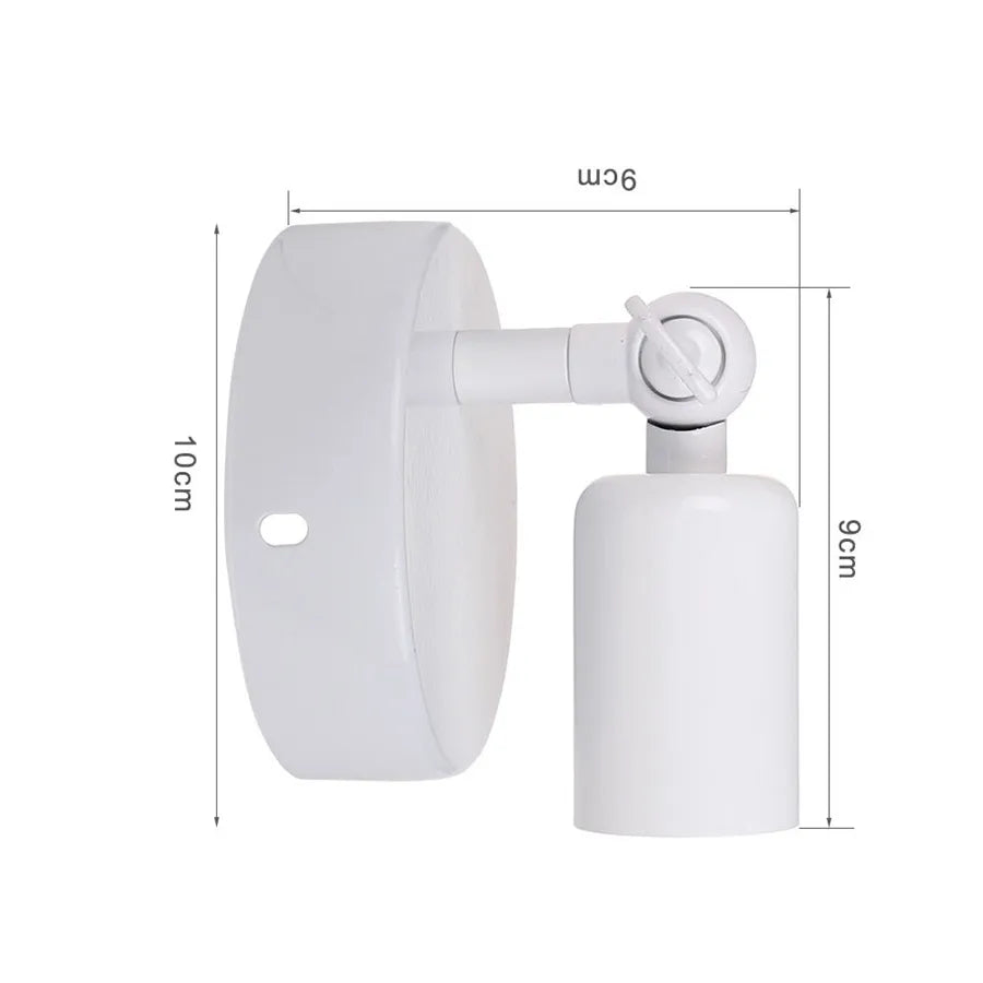 Lámpara de pared LED DecorBites™ de madera de hierro para decoración del hogar en interiores