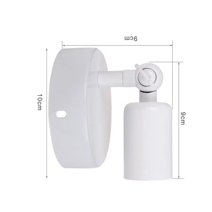 Lámpara de pared LED DecorBites™ de madera de hierro para decoración del hogar en interiores