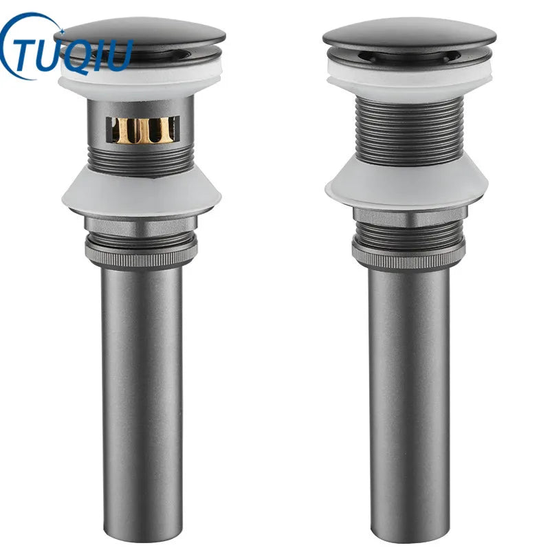 DecorBites™ Brushed Gold Pop-up Drain Assembly Kit for Bathroom Sink Vessel Vanity