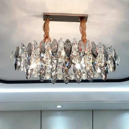 DecorBites™ Crystal Ceiling Chandelier LED Modern Luxury Lighting for Living Dining Bedroom