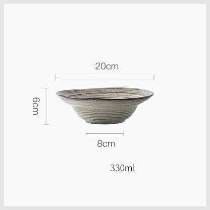 DecorBites™ Ceramic Japanese Style Dish Bowl Set