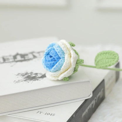 DecorBites™ Knitted Rose Bouquet DIY Crochet Wedding Mother's Day Gift