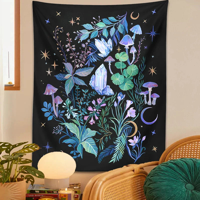 Decobites Magical Gardens Wall Tapestry for Bedroom, Dorm & Living Room Decor