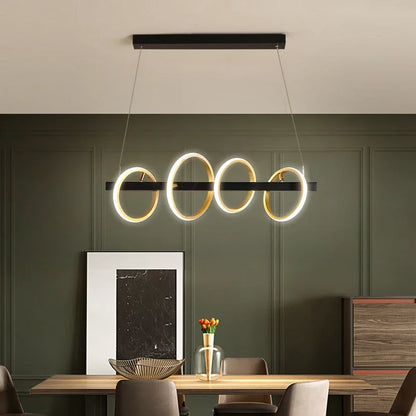 DecorBites™ LED Industrial Chandelier for Dining Living Room Bar - Modern Nordic Style
